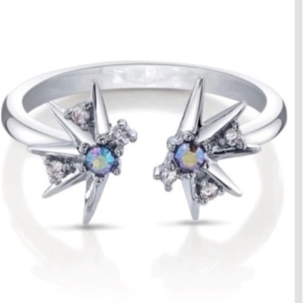 NEW Frangrant Jewels Ring Moon & Stars collection sz 5